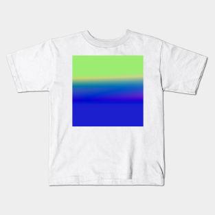 red blue green texture art Kids T-Shirt